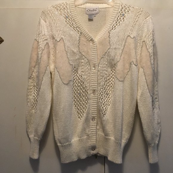 Christine Sweaters - Christine Cream Cardigan Sweater